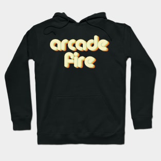 vintage color arcade fire Hoodie